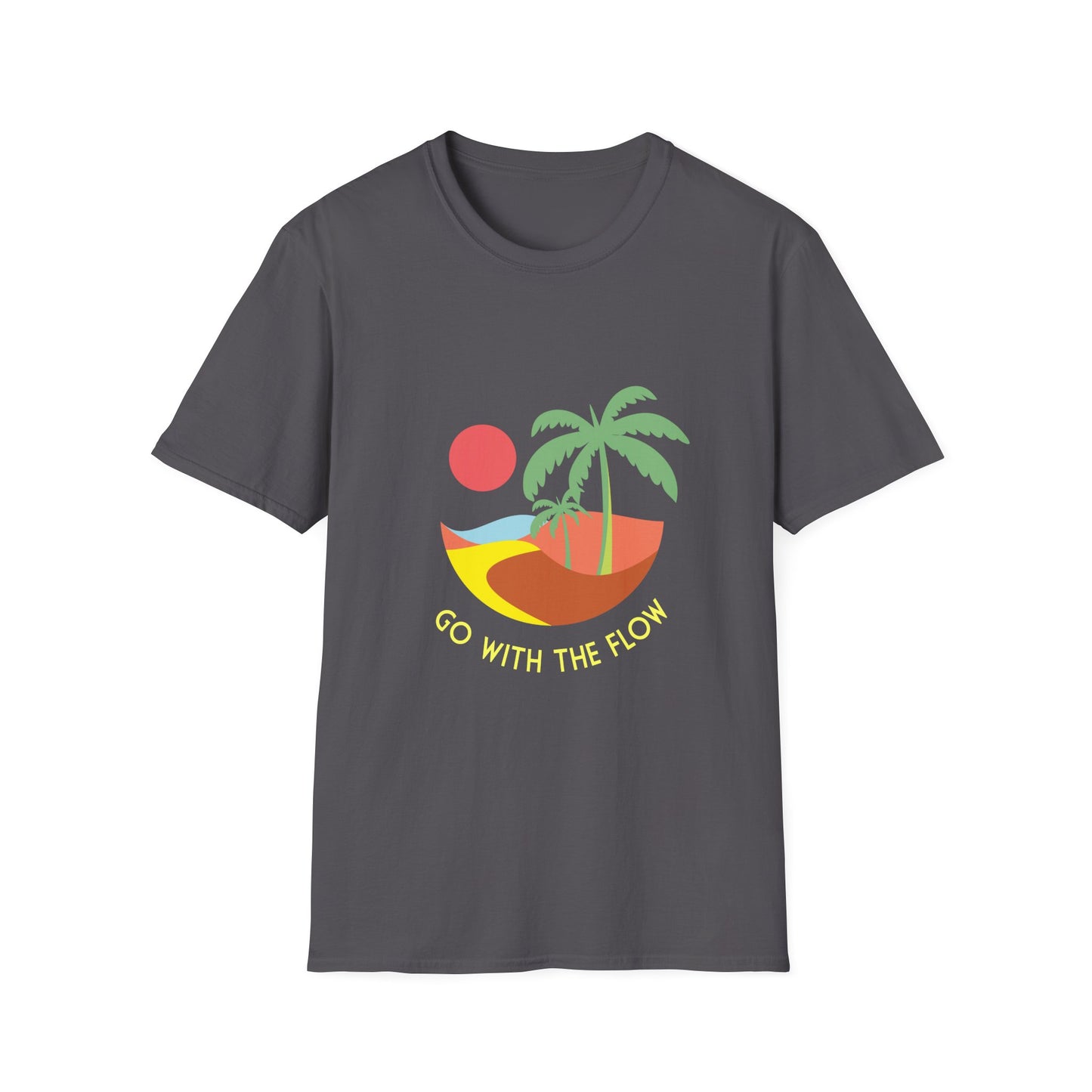Flow Unisex T-Shirt - Go with the Flow Design