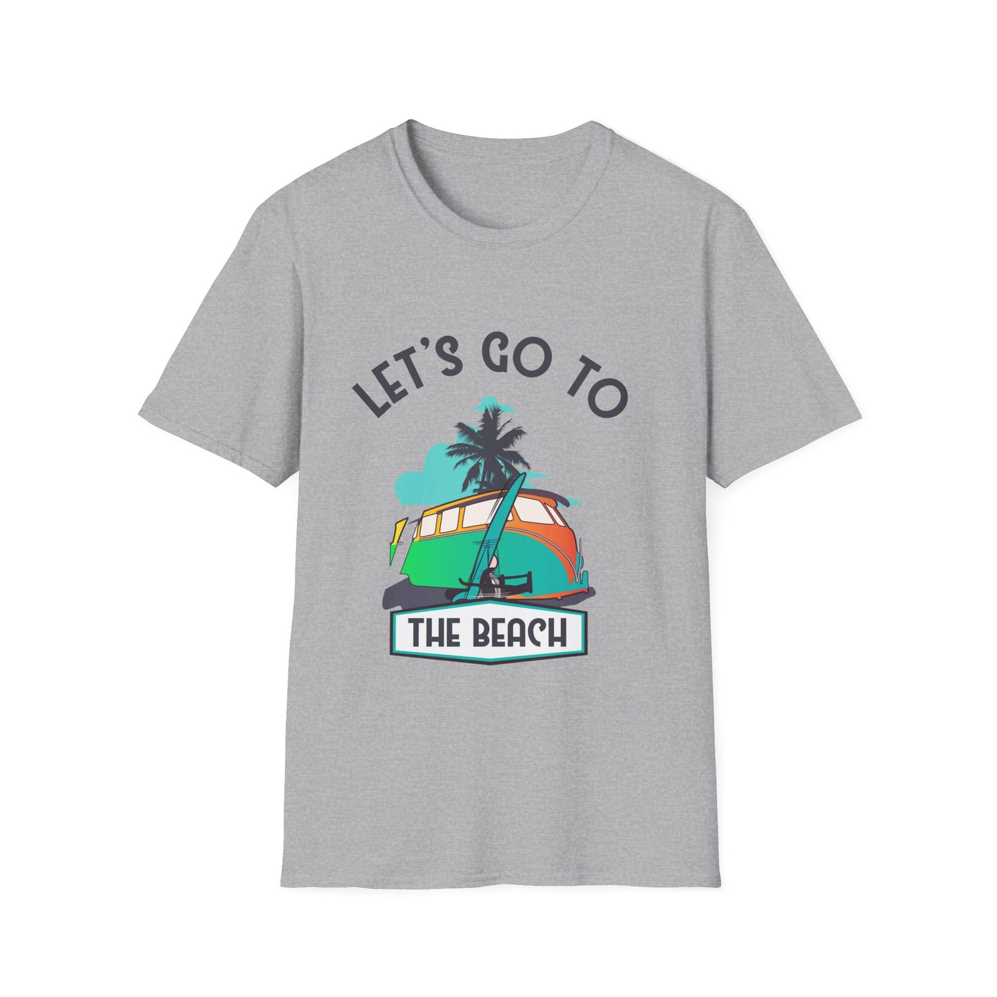 Beach Vibes Unisex T-Shirt - Lets Go To The Beach Design