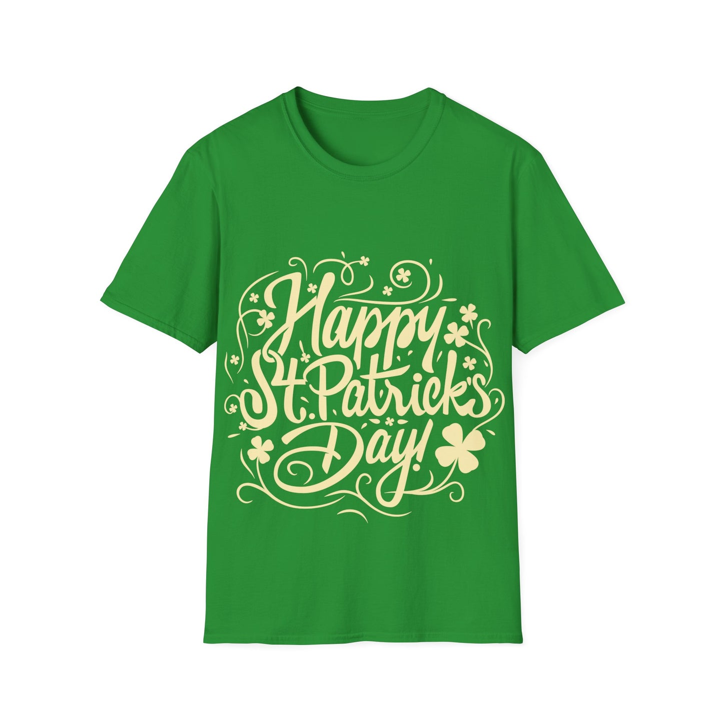 St Patricks Day T-Shirt - Happy and Festive Unisex Softstyle