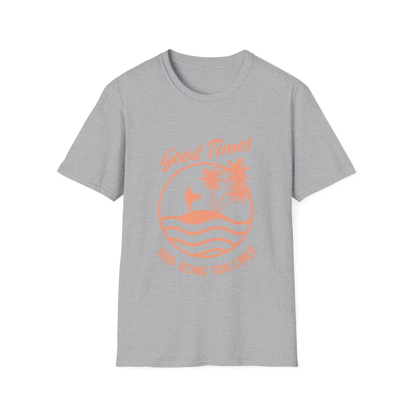 Tan Lines Unisex T-Shirt - Good Times Beach Vibes Shirt
