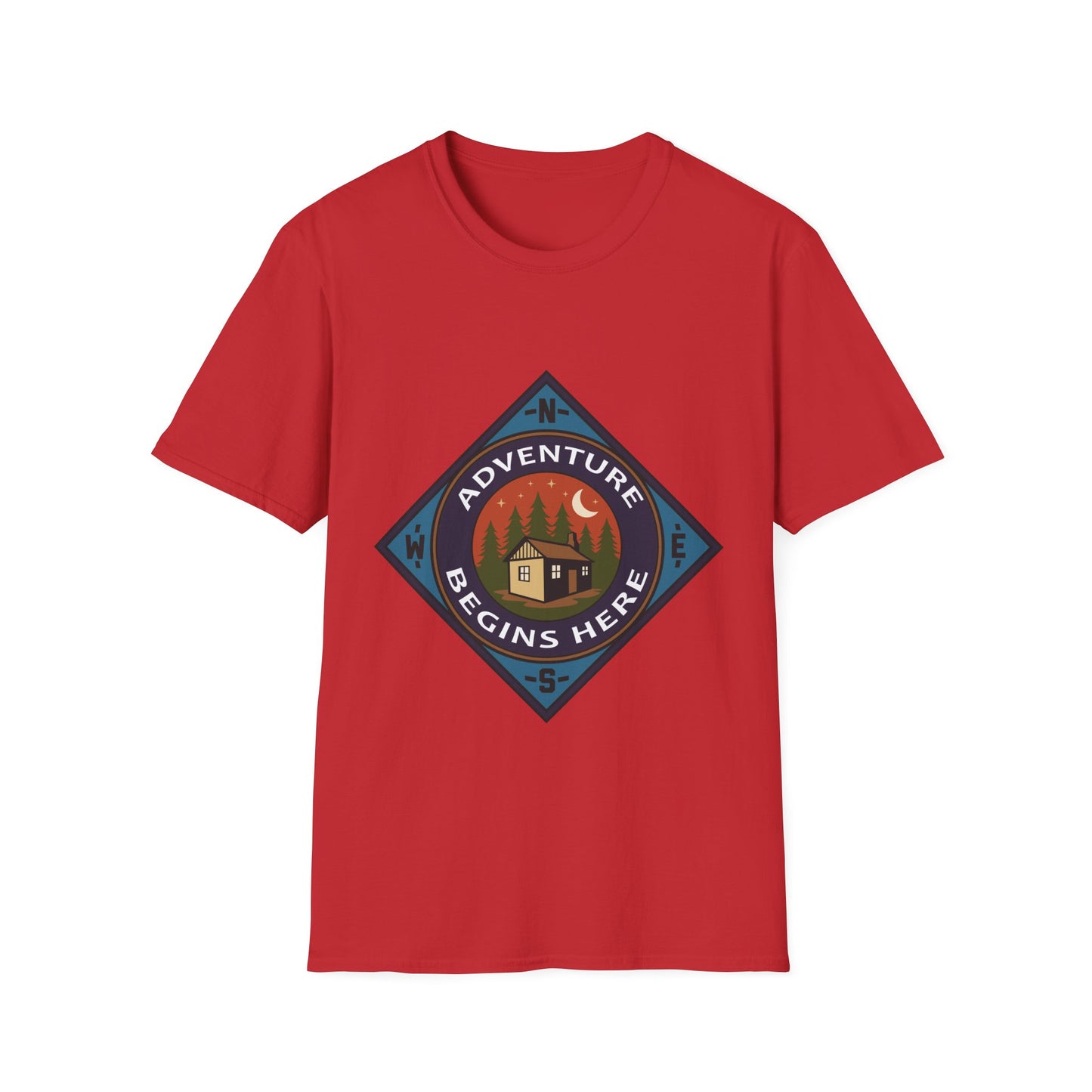 Adventure Begins Here Unisex T-Shirt