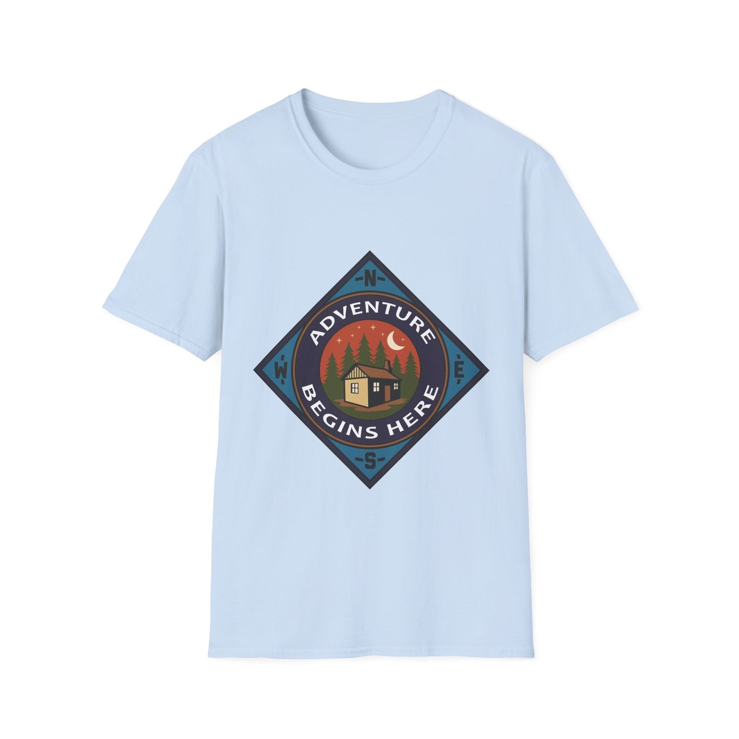 Adventure Begins Here Unisex T-Shirt