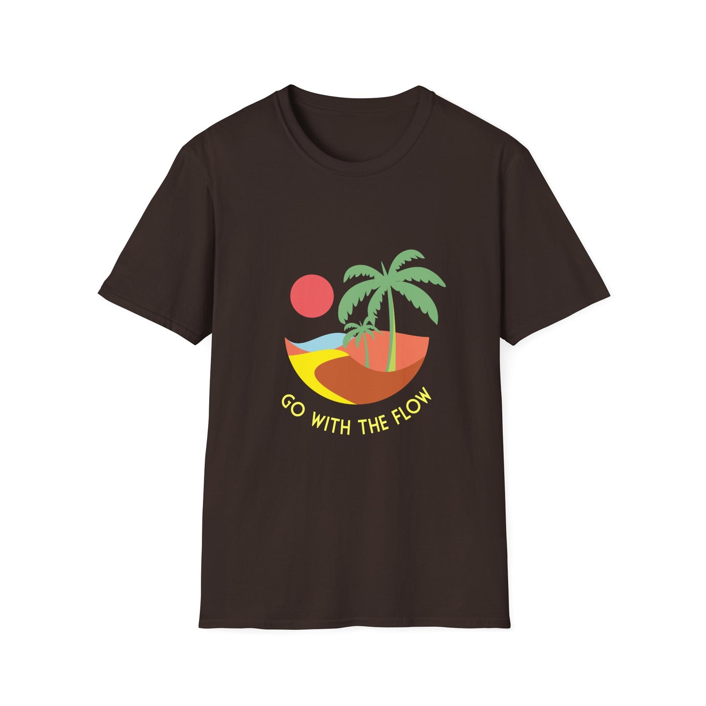 Flow Unisex T-Shirt - Go with the Flow Design