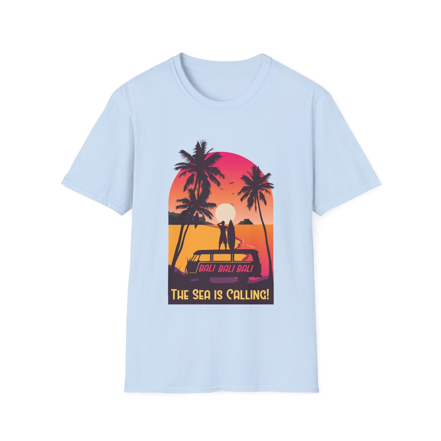 T-Shirt Bali the Sea is Calling Unisex Softstyle