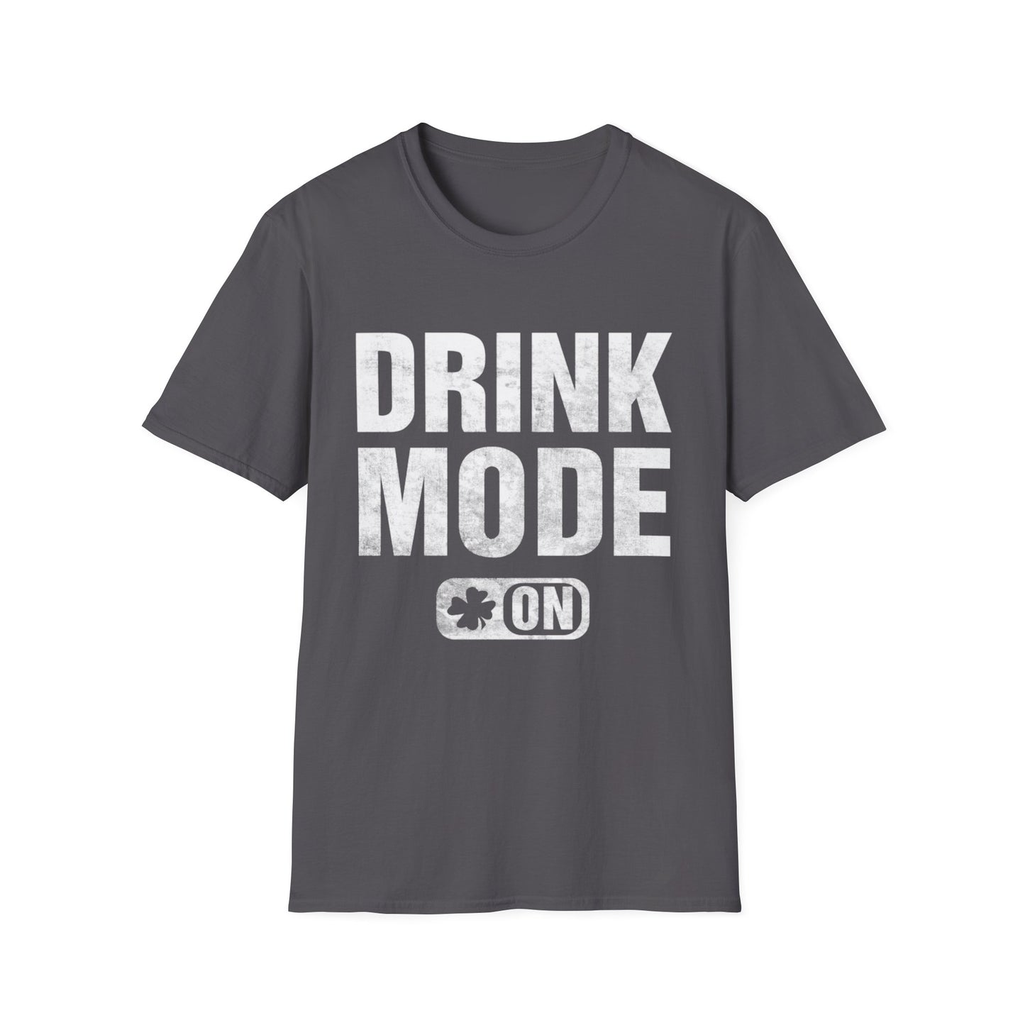 Drink Mode Unisex T-Shirt - Funny Graphic Tee for Casual Wear and Parties