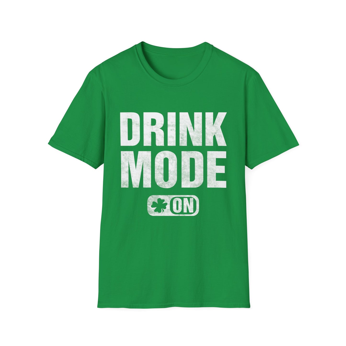 Drink Mode Unisex T-Shirt - Funny Graphic Tee for Casual Wear and Parties