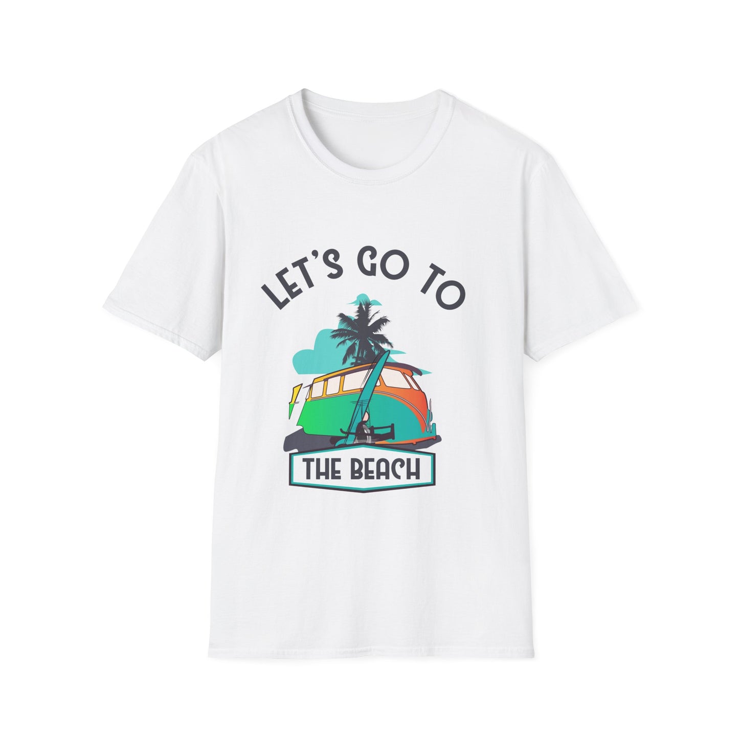 Beach Vibes Unisex T-Shirt - Lets Go To The Beach Design