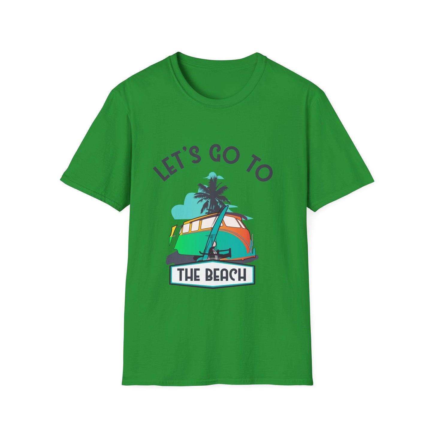 Beach Vibes Unisex T-Shirt - Lets Go To The Beach Design