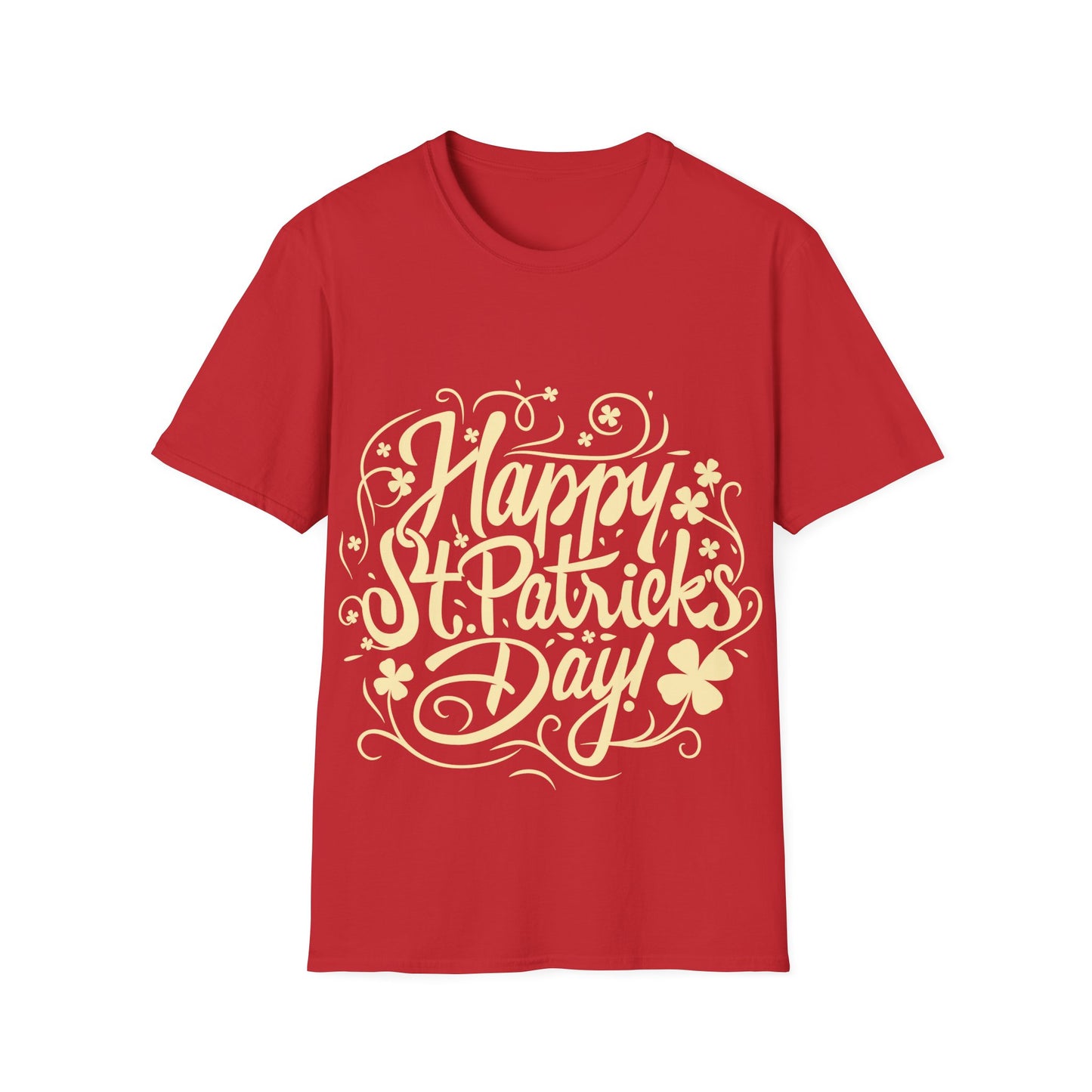 St Patricks Day T-Shirt - Happy and Festive Unisex Softstyle