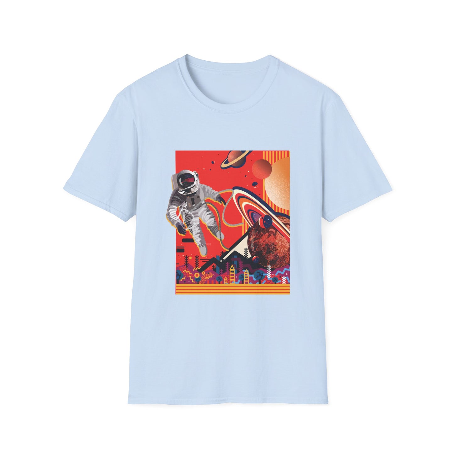 Astronaut T-Shirt - Space Explorer Unisex Softstyle Tee