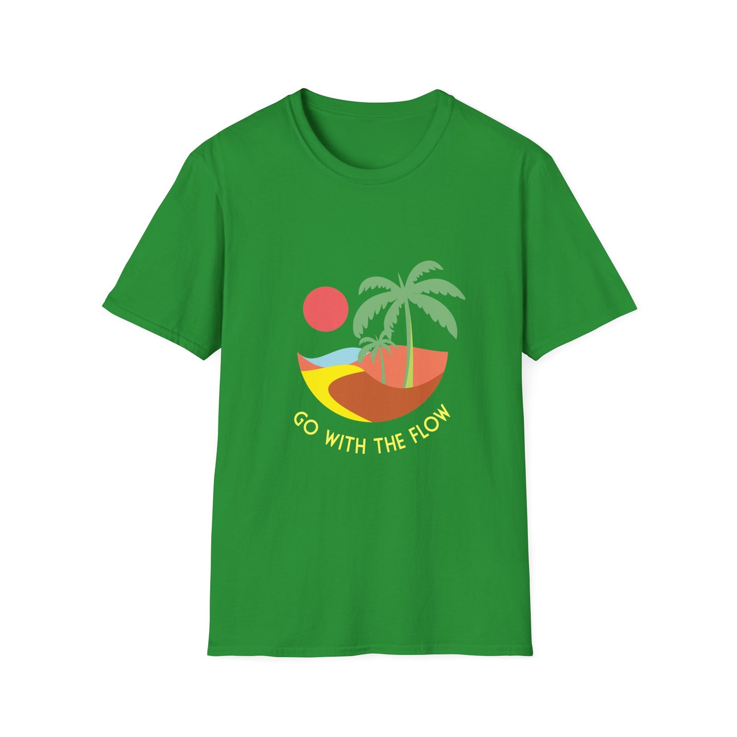 Flow Unisex T-Shirt - Go with the Flow Design