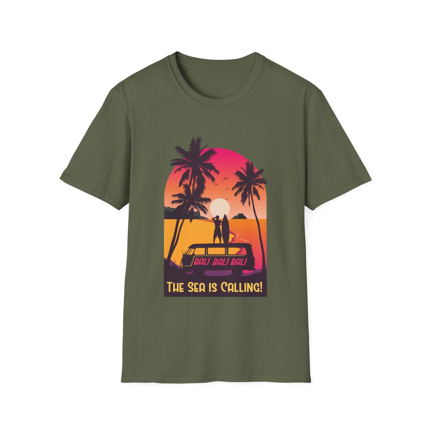 T-Shirt Bali the Sea is Calling Unisex Softstyle