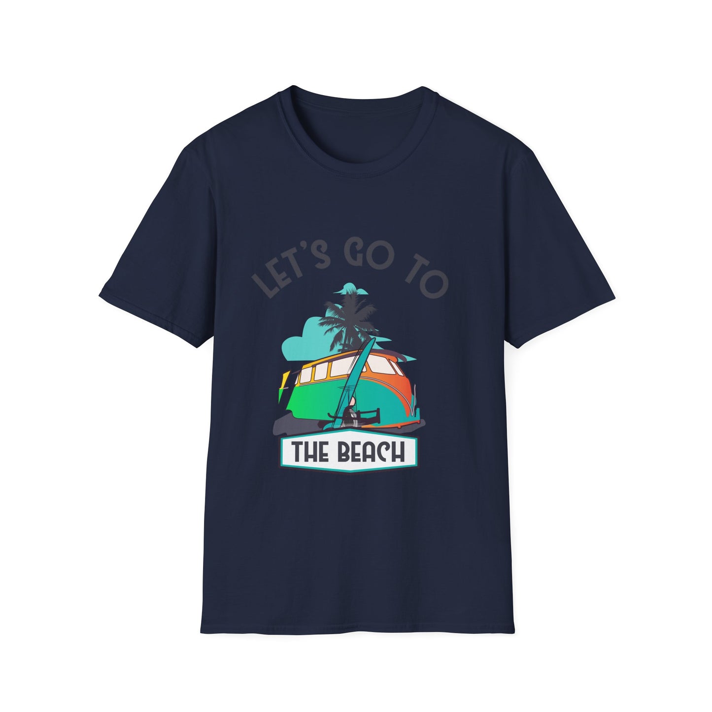 Beach Vibes Unisex T-Shirt - Lets Go To The Beach Design