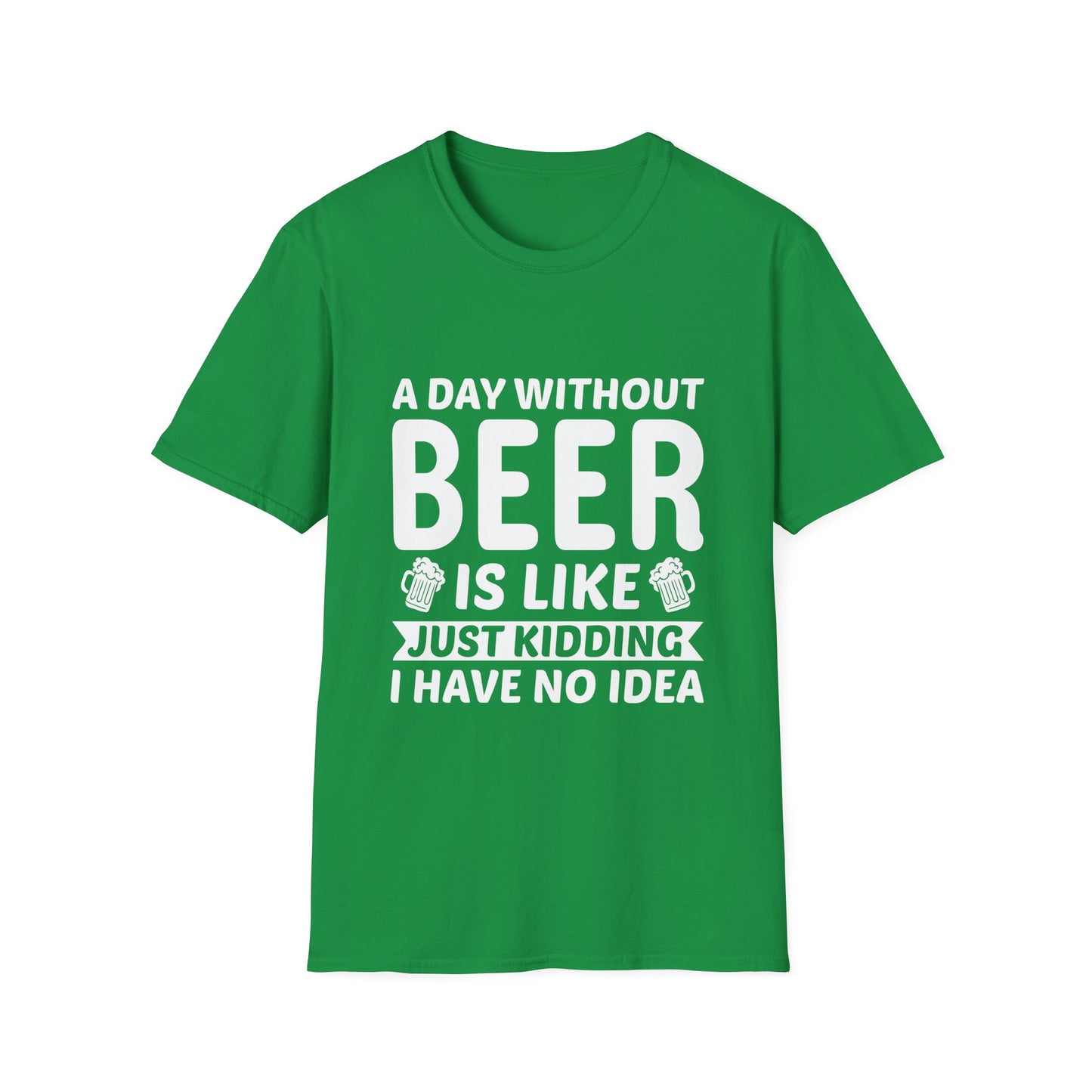 Beer Lover T-Shirt - A Day without Beer Design