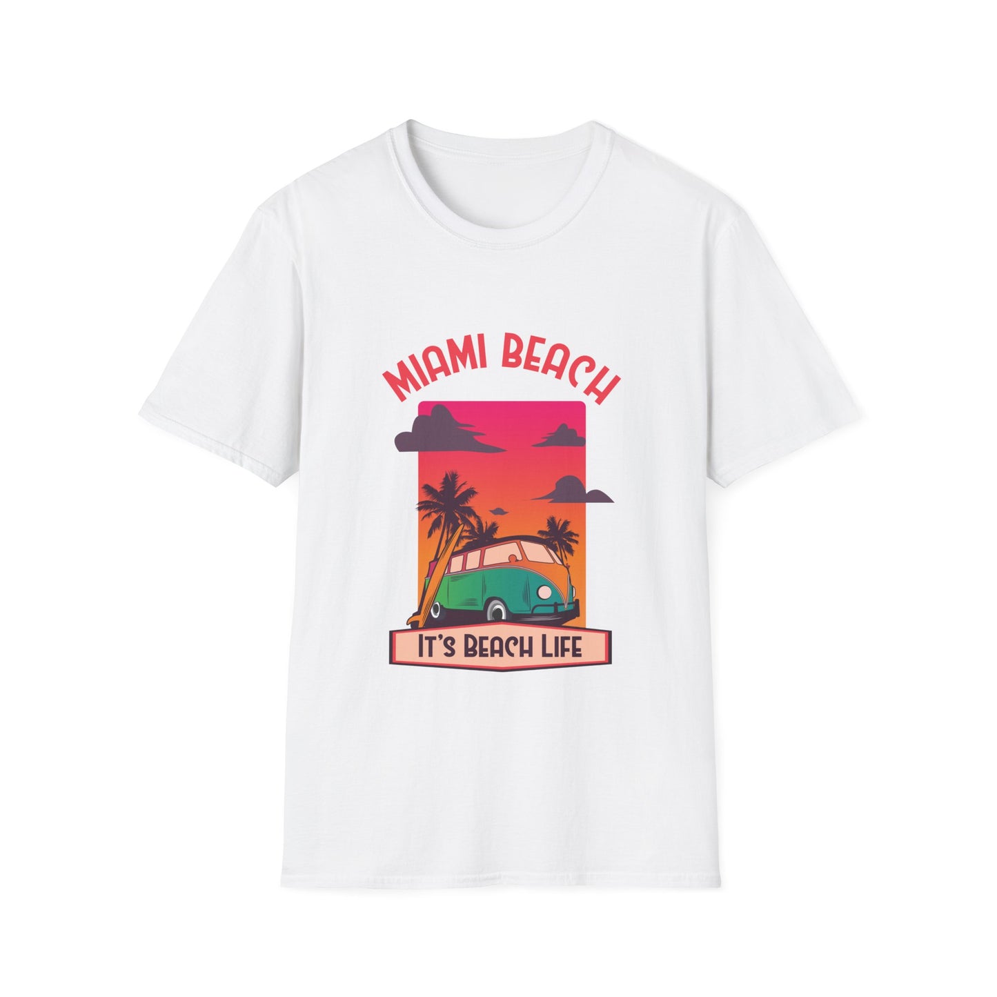 Beach Life T-Shirt - Miami Beach Design