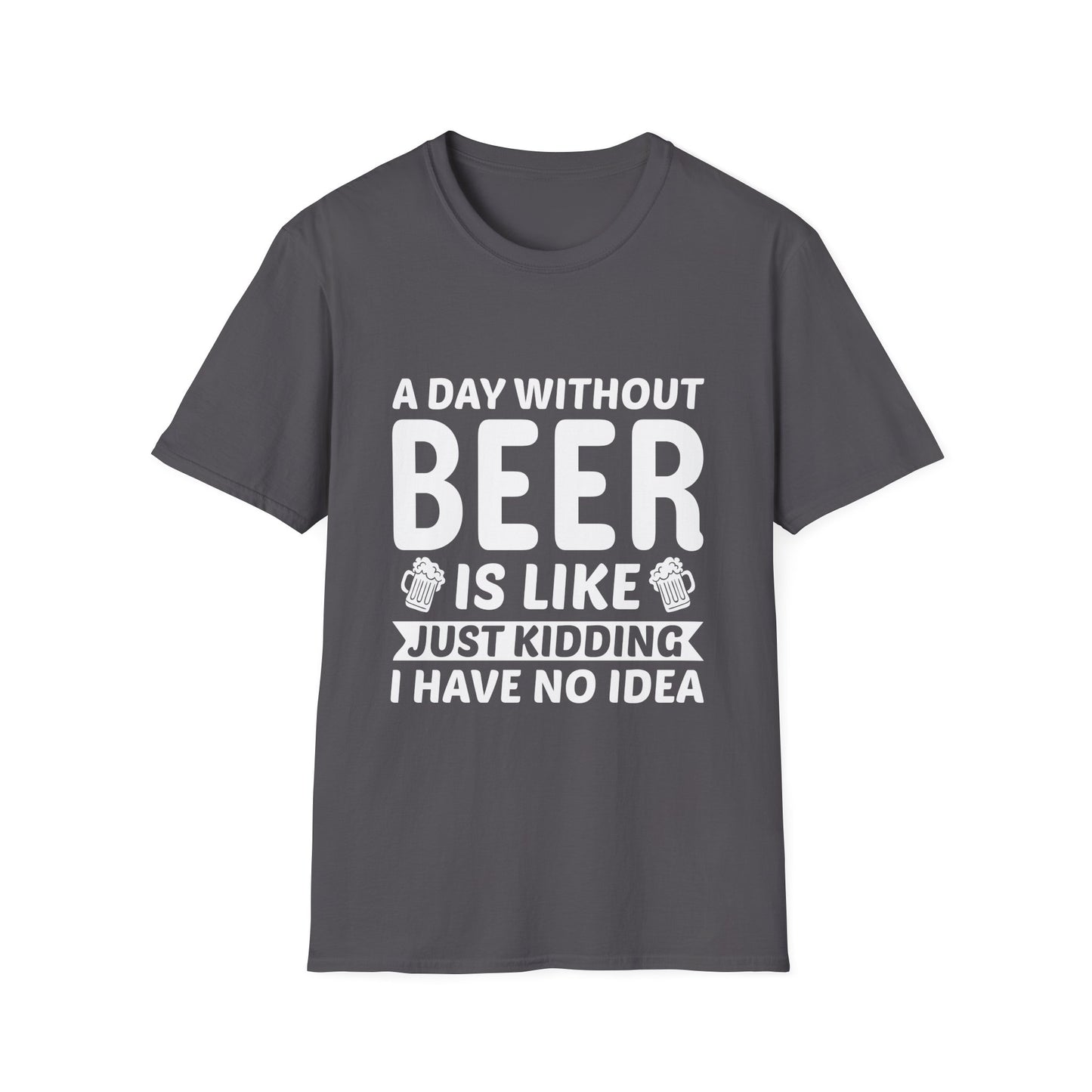 Beer Lover T-Shirt - A Day without Beer Design