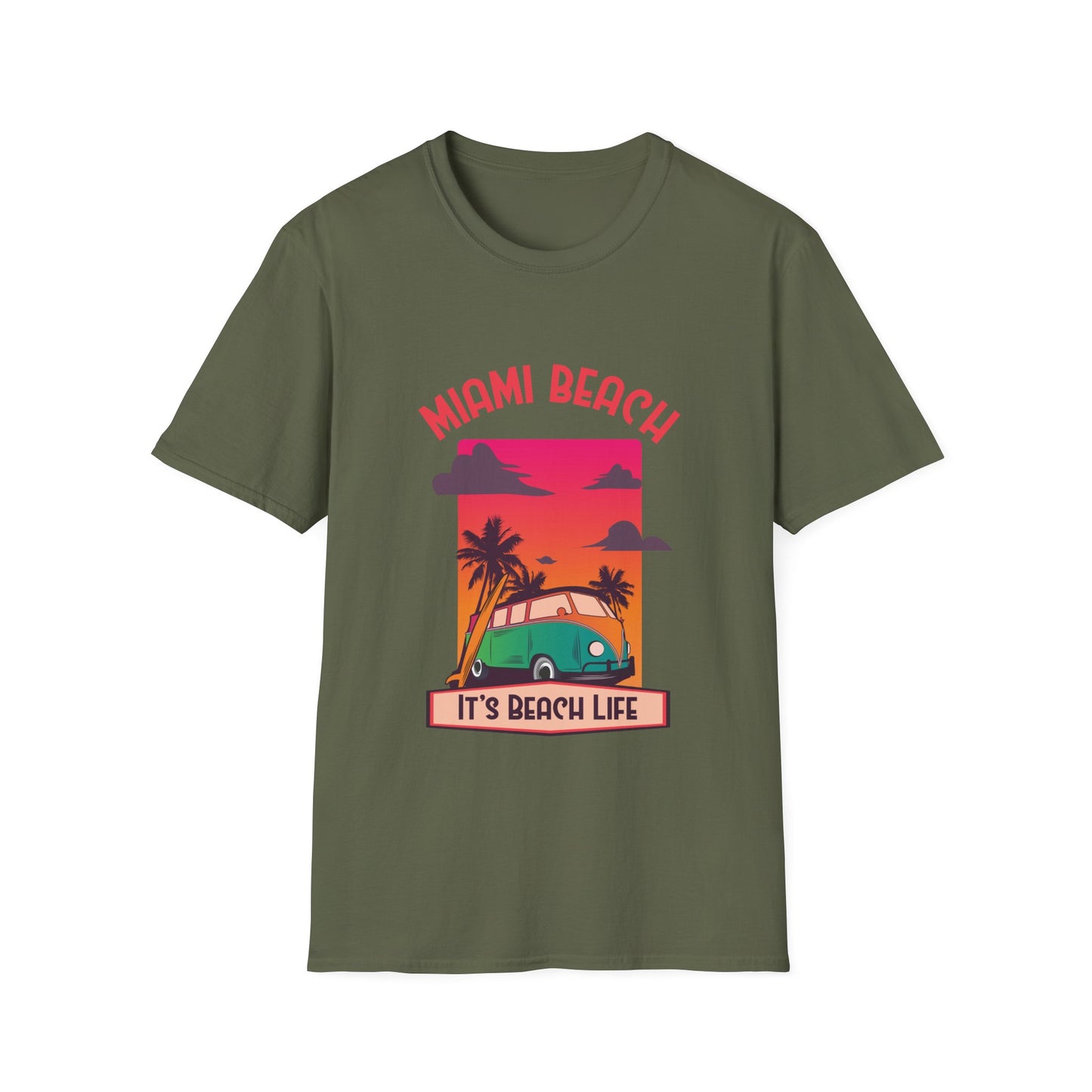 Beach Life T-Shirt - Miami Beach Design