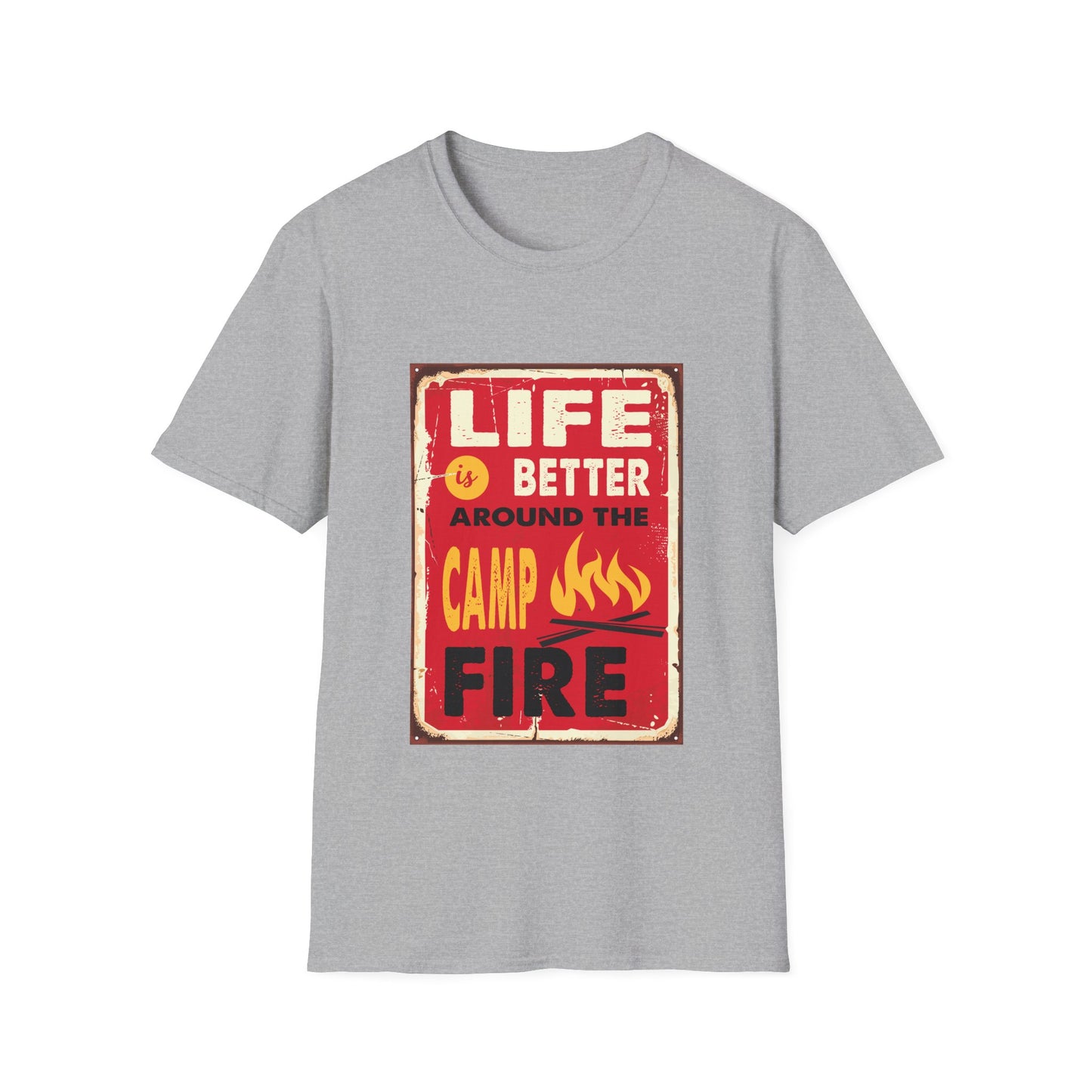 Camp Fire Unisex T-Shirt - Life's Better Design