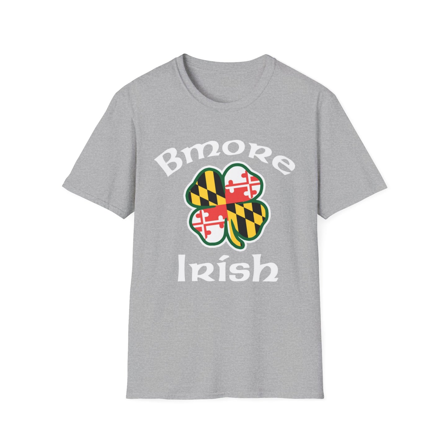 Unisex T-Shirt Baltimore Irish Shamrock Design