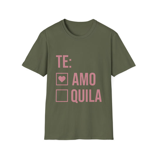 T-Shirt Tequila Anyone Funny Graphic Tee