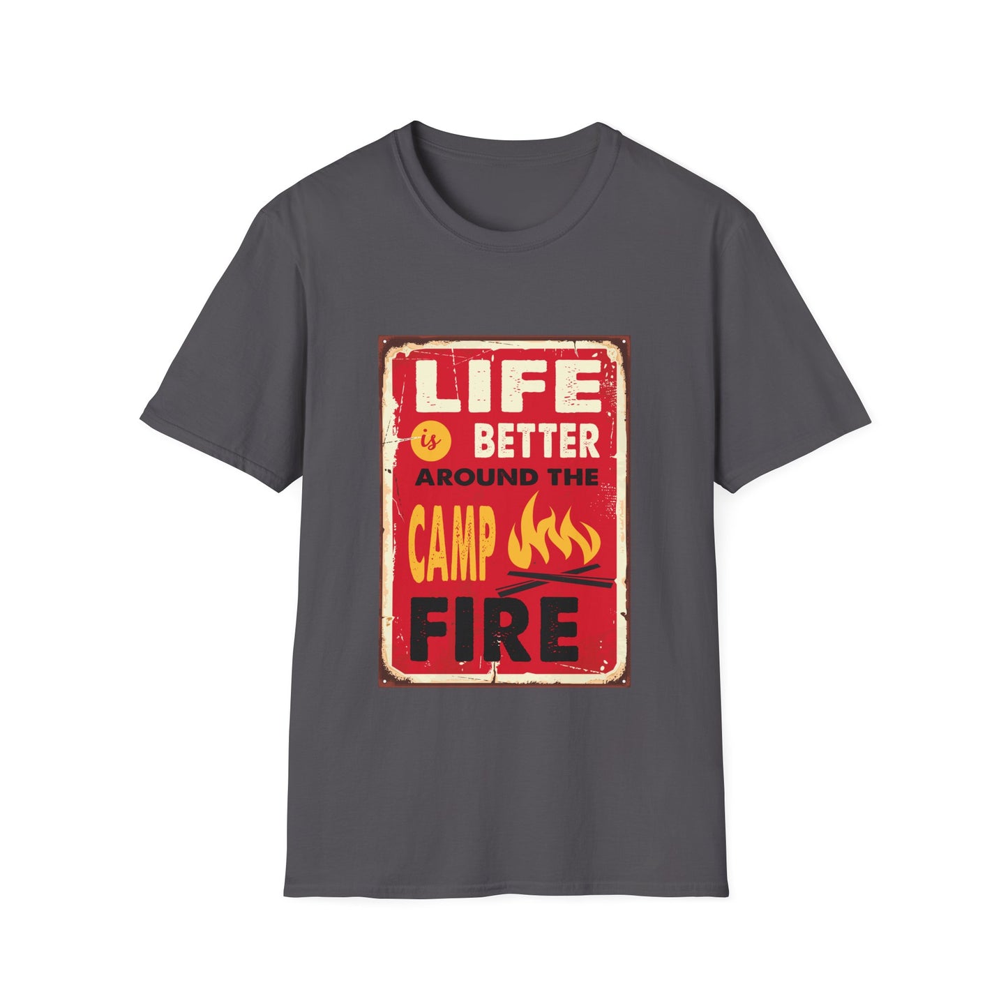 Camp Fire Unisex T-Shirt - Life's Better Design