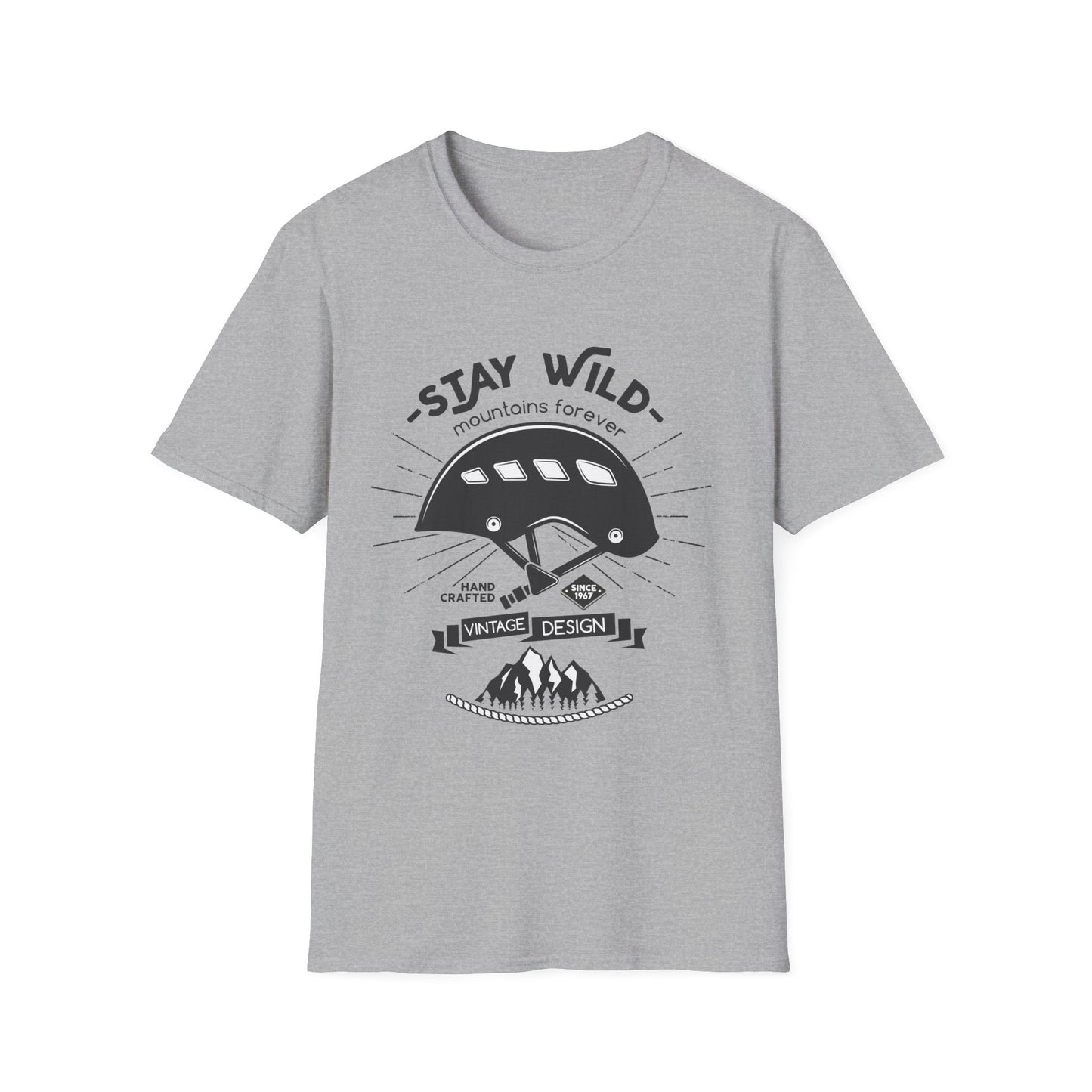 Stay Wild T-Shirt - Unisex Softstyle Tee for Nature Lovers