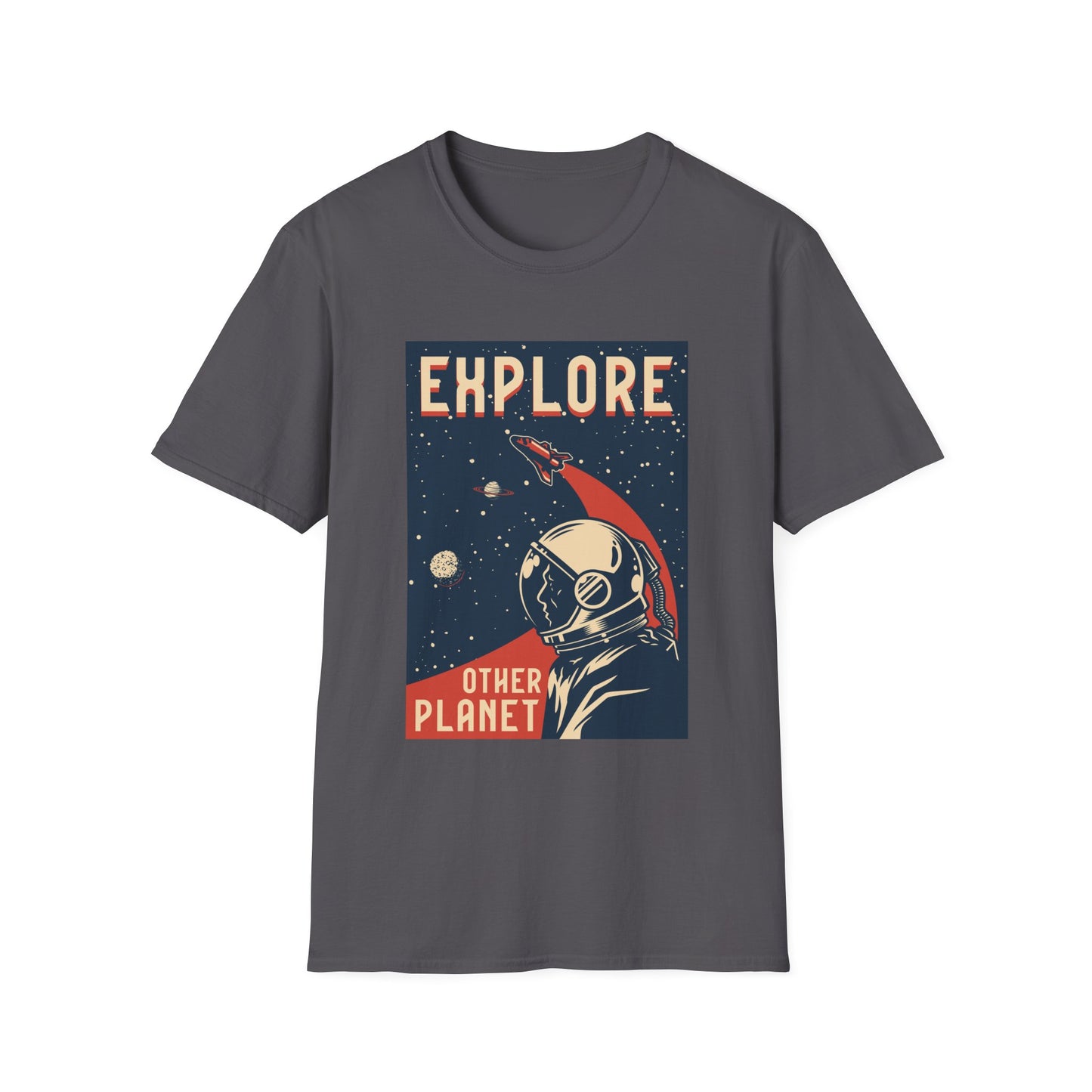 Unisex T-Shirt Explore Other Planet Sci-Fi Graphic Tee