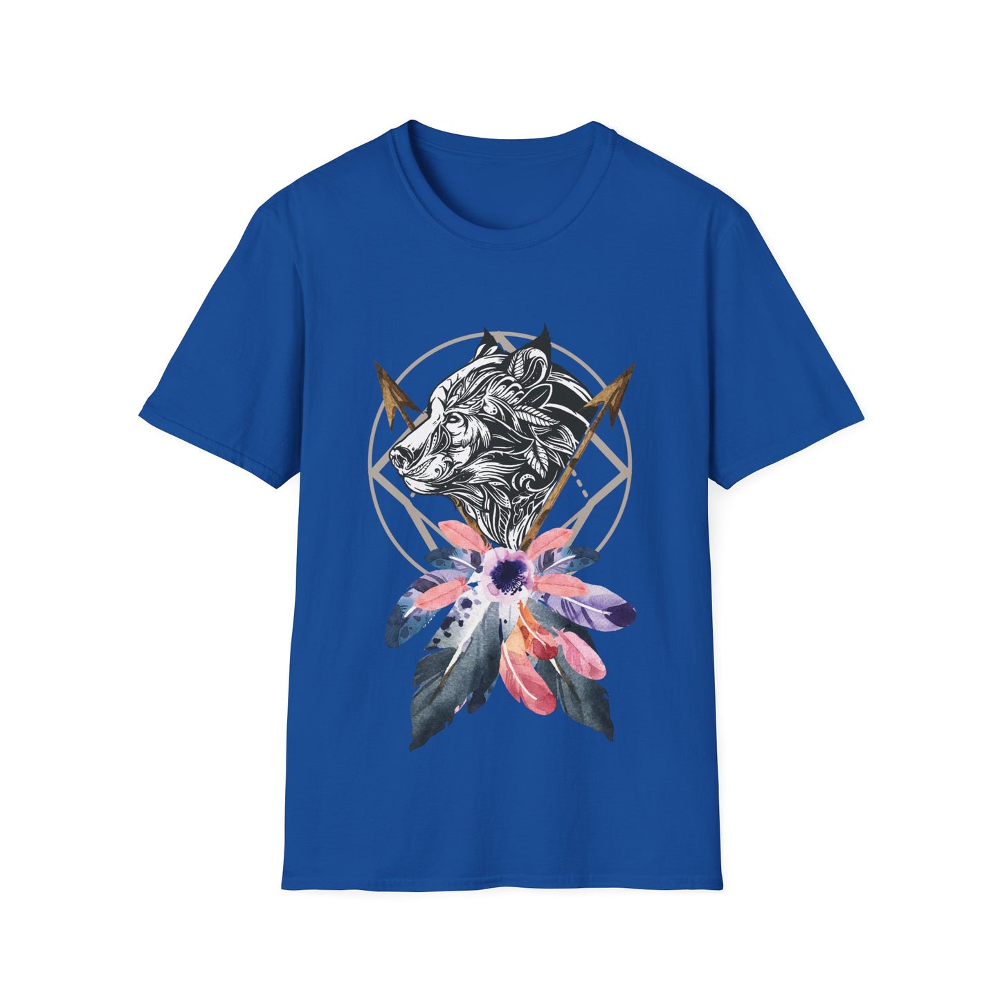 Wolf Catcher T-Shirt - Unisex Softstyle Tee for Wildlife Lovers