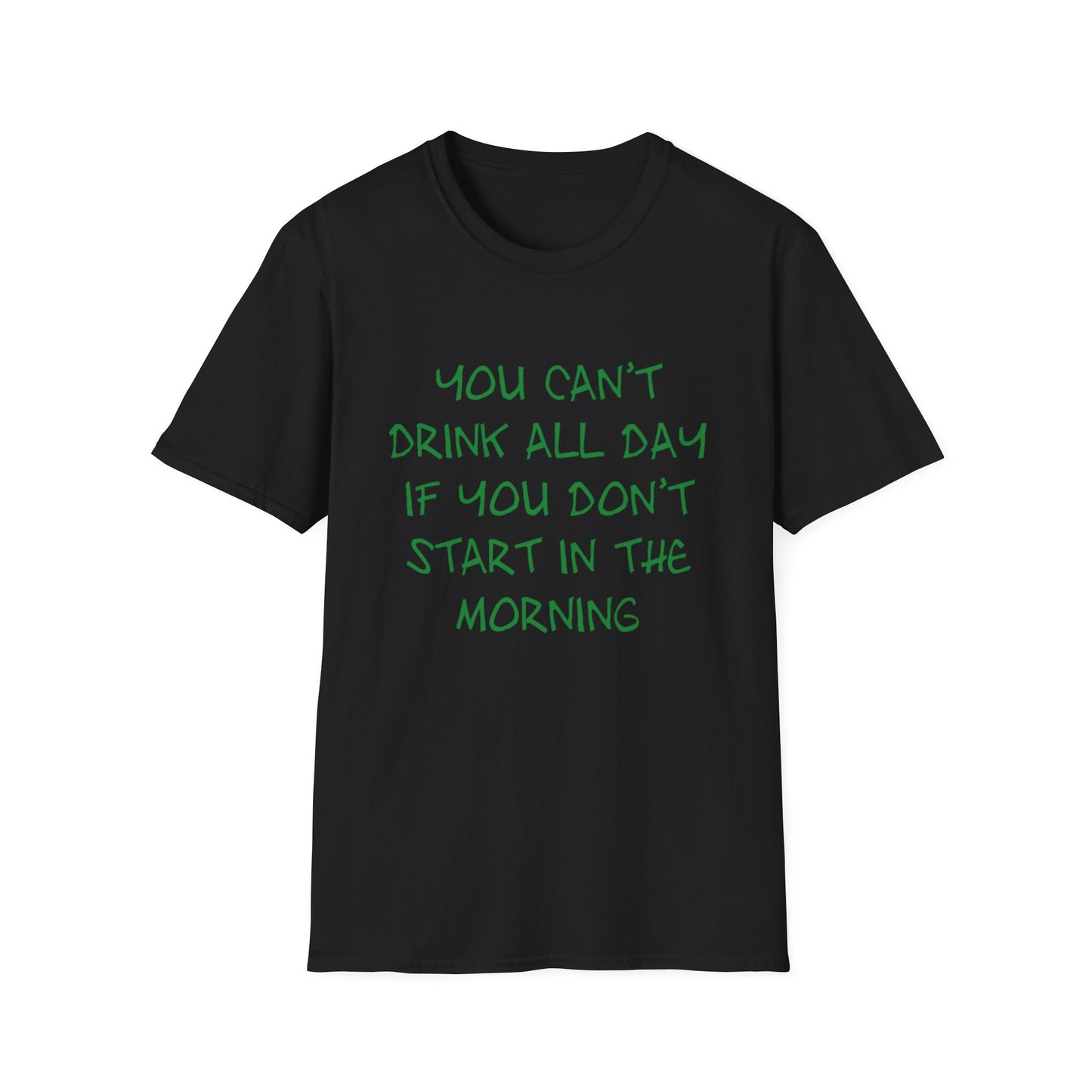 Drink All Day Unisex T-Shirt - Funny Drinking Tee for Party Lovers