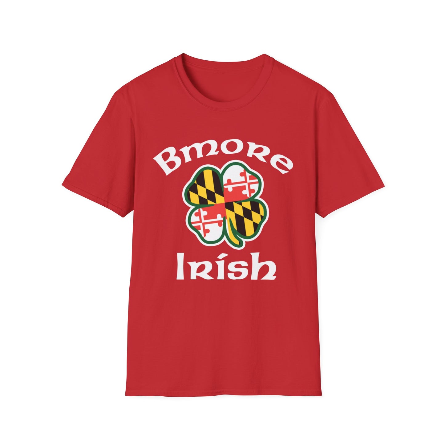 Unisex T-Shirt Baltimore Irish Shamrock Design