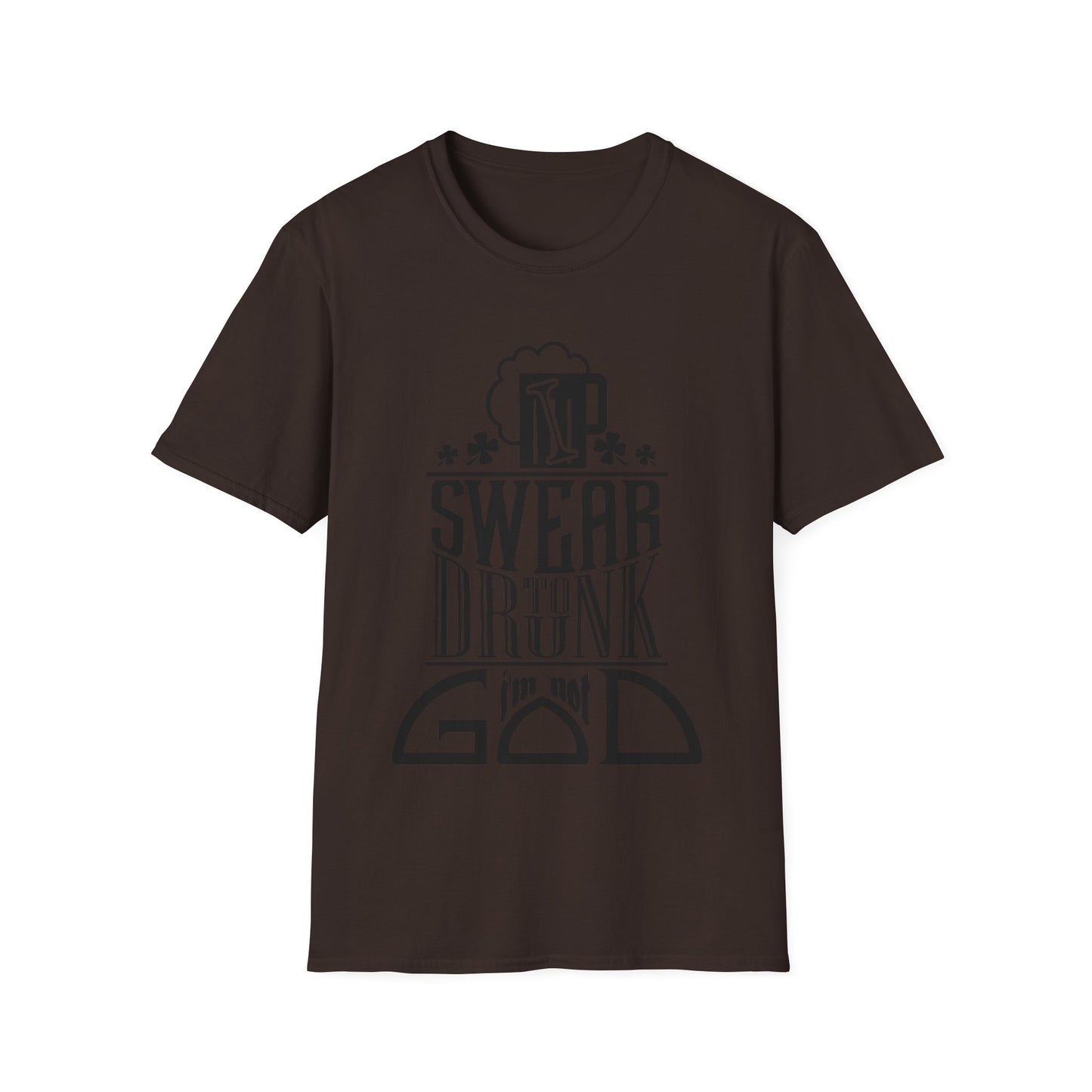 Funny Unisex Softstyle T-Shirt - I Swear Design