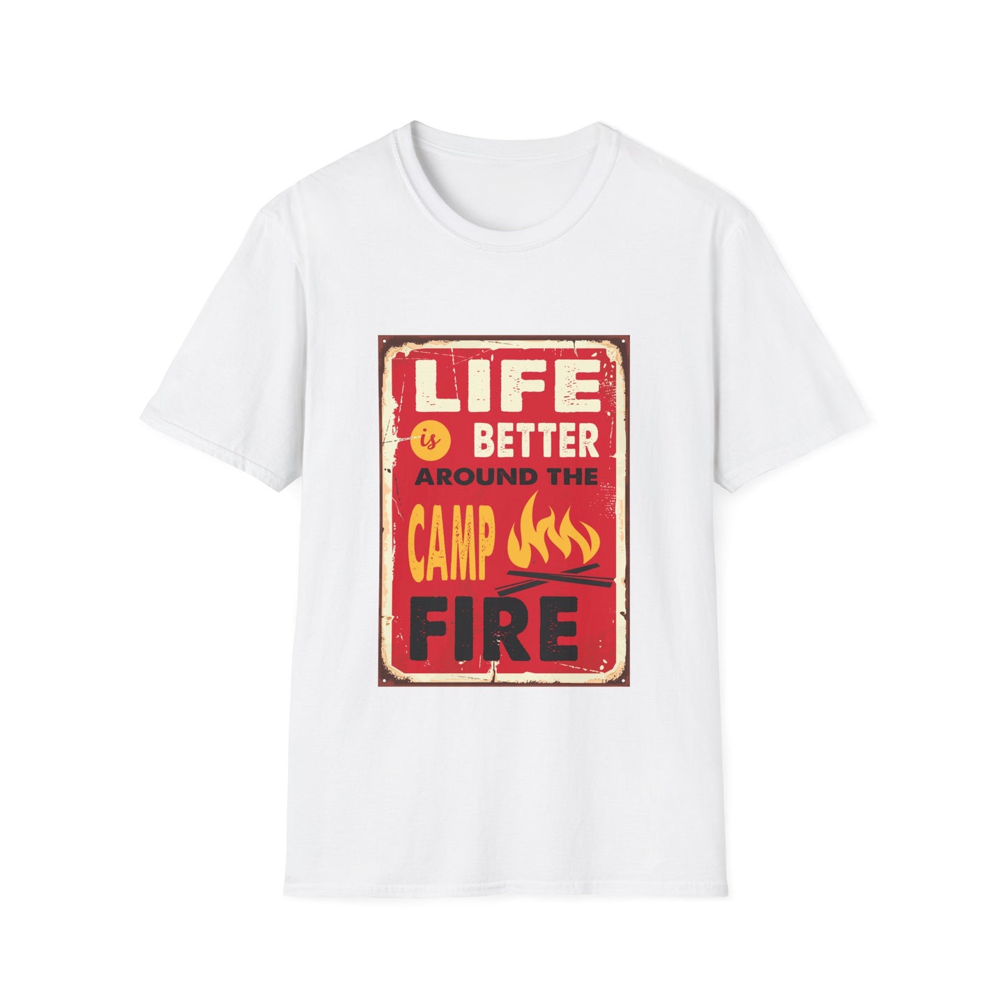 Camp Fire Unisex T-Shirt - Life's Better Design