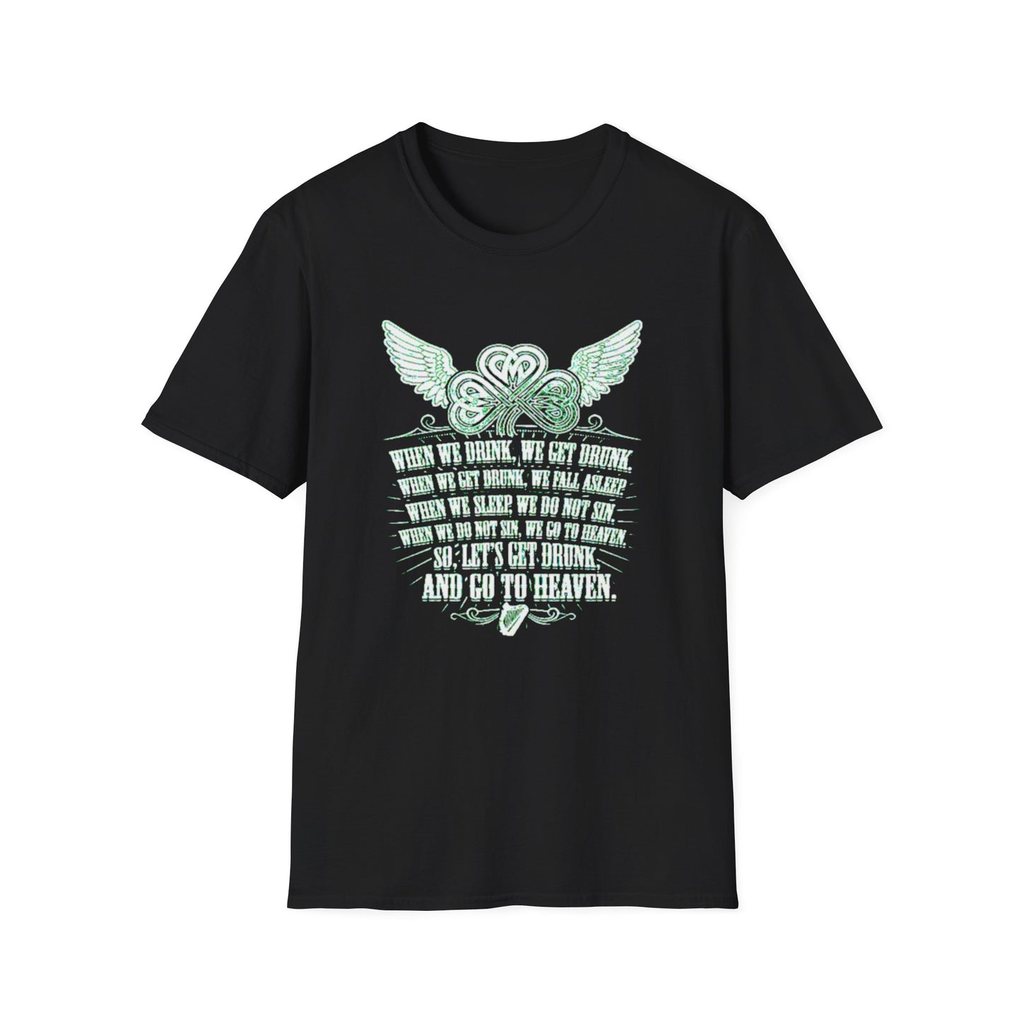 Unisex T-Shirt American Irish Roots Toast Design
