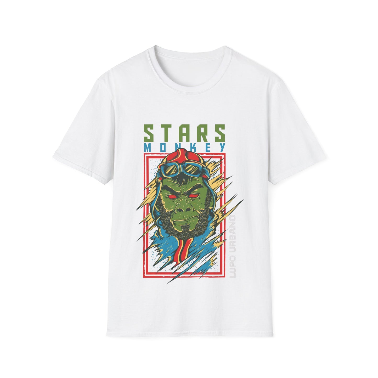 Star Monkey T-Shirt by Lupo Urbano