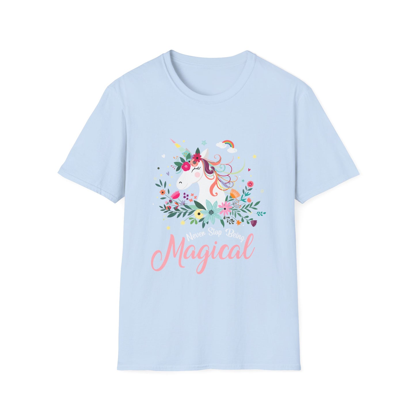 Unisex Softstyle T-Shirt National Unicorn Day Celebration Tee