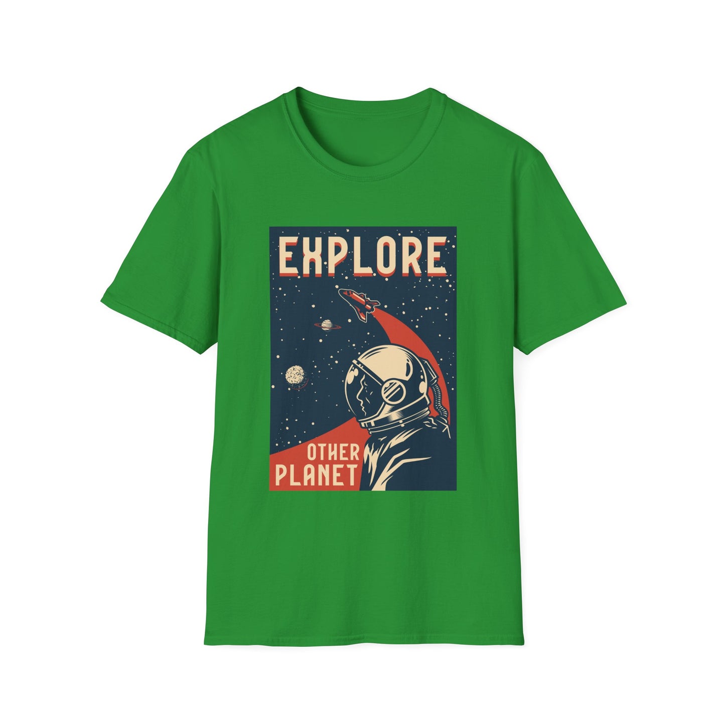Unisex T-Shirt Explore Other Planet Sci-Fi Graphic Tee