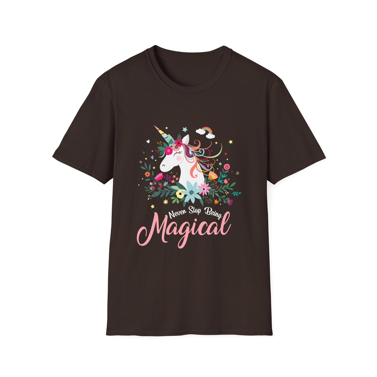 Unisex Softstyle T-Shirt National Unicorn Day Celebration Tee