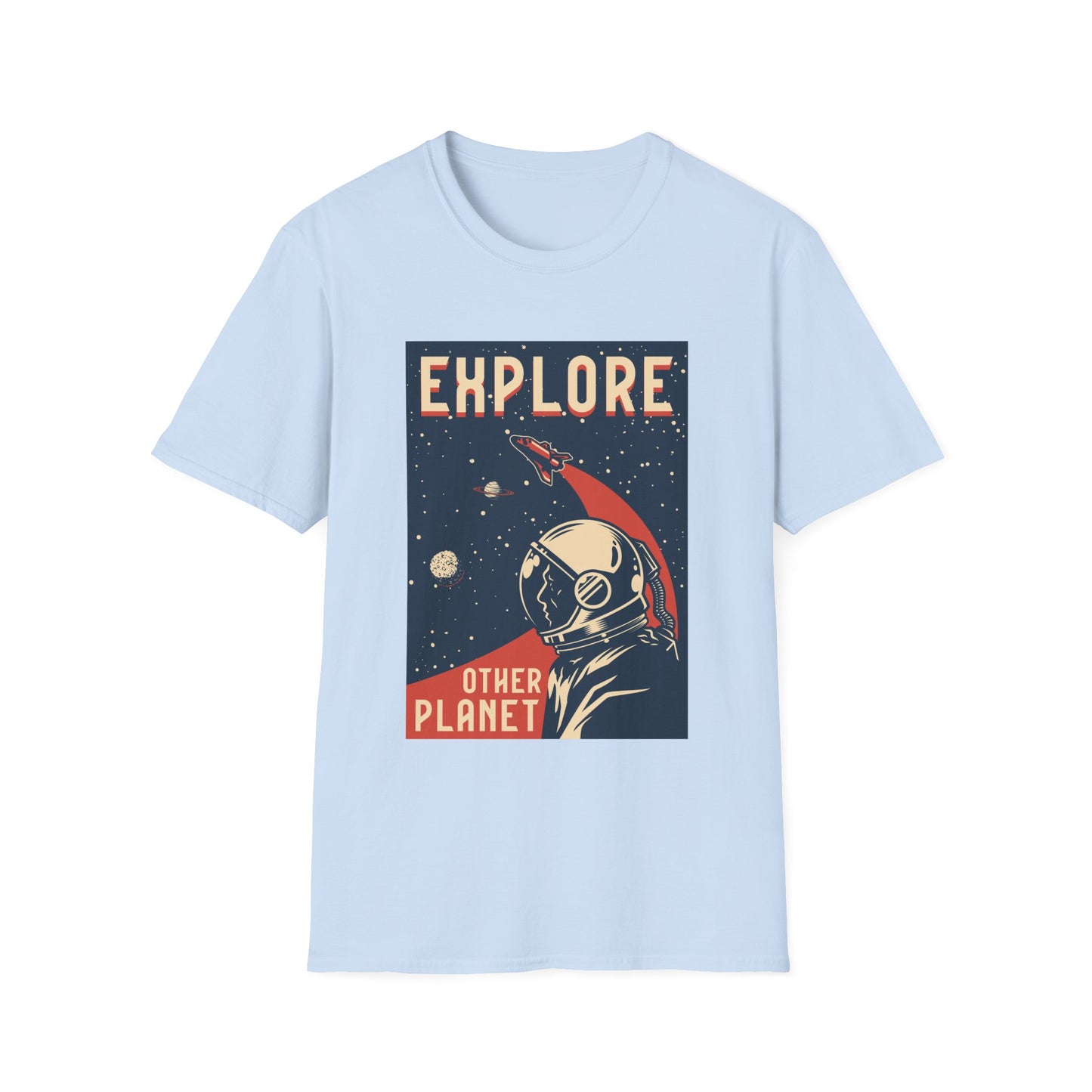 Unisex T-Shirt Explore Other Planet Sci-Fi Graphic Tee