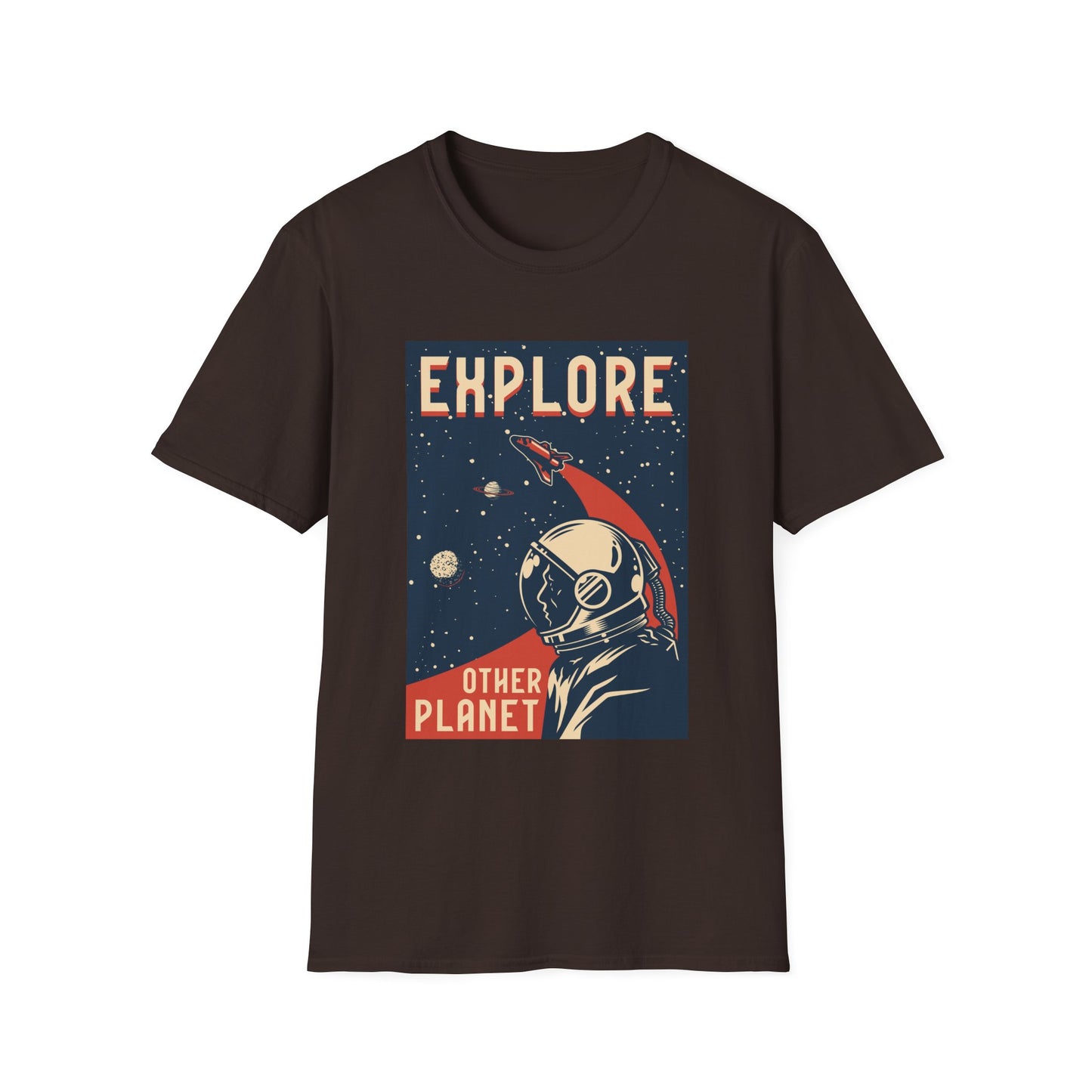 Unisex T-Shirt Explore Other Planet Sci-Fi Graphic Tee
