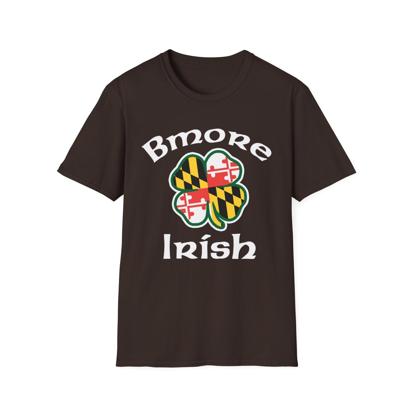Unisex T-Shirt Baltimore Irish Shamrock Design