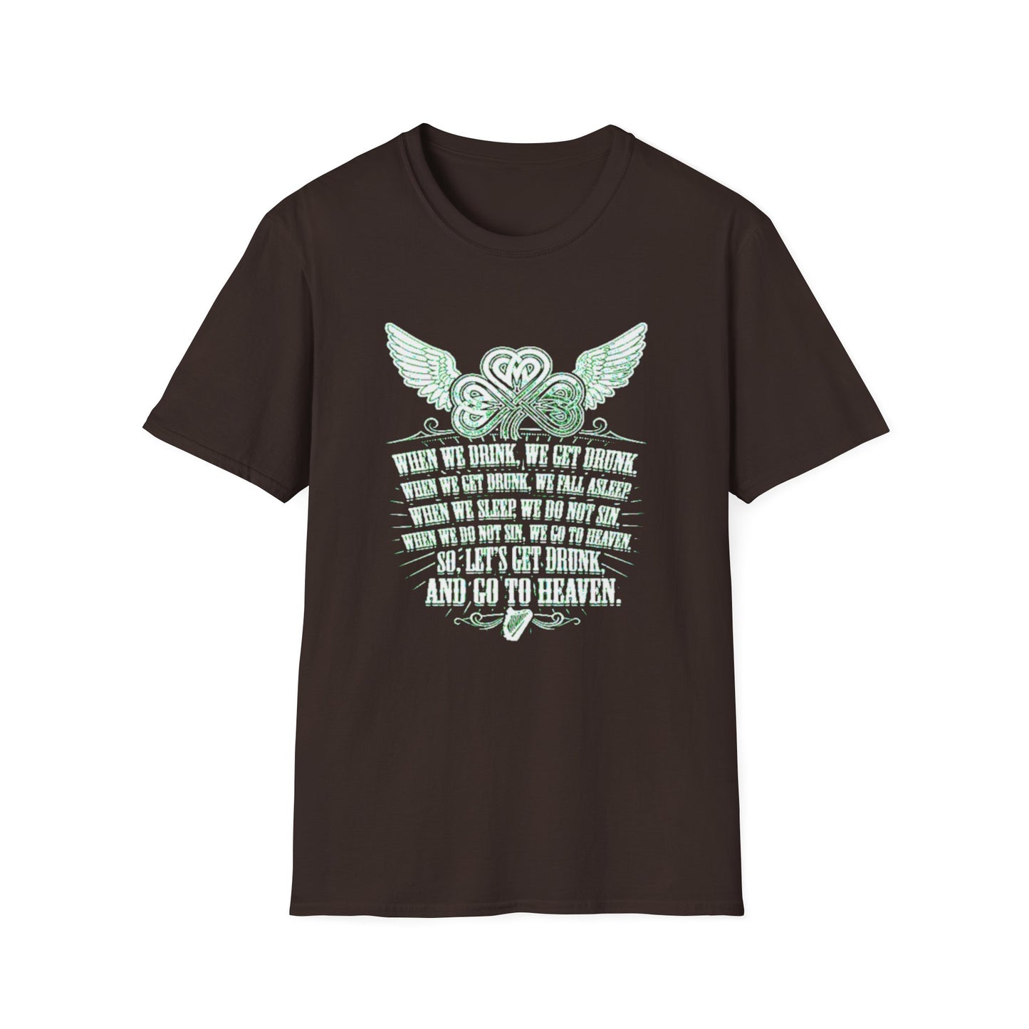 Unisex T-Shirt American Irish Roots Toast Design