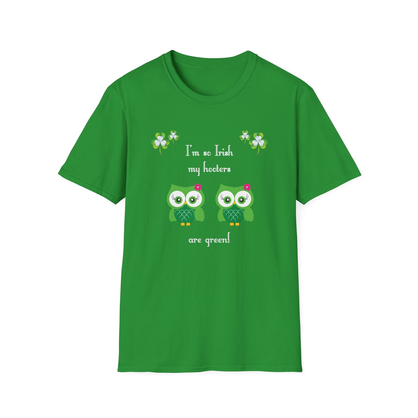 Irish Hooters Unisex T-Shirt - St. Patrick's Day Green Design