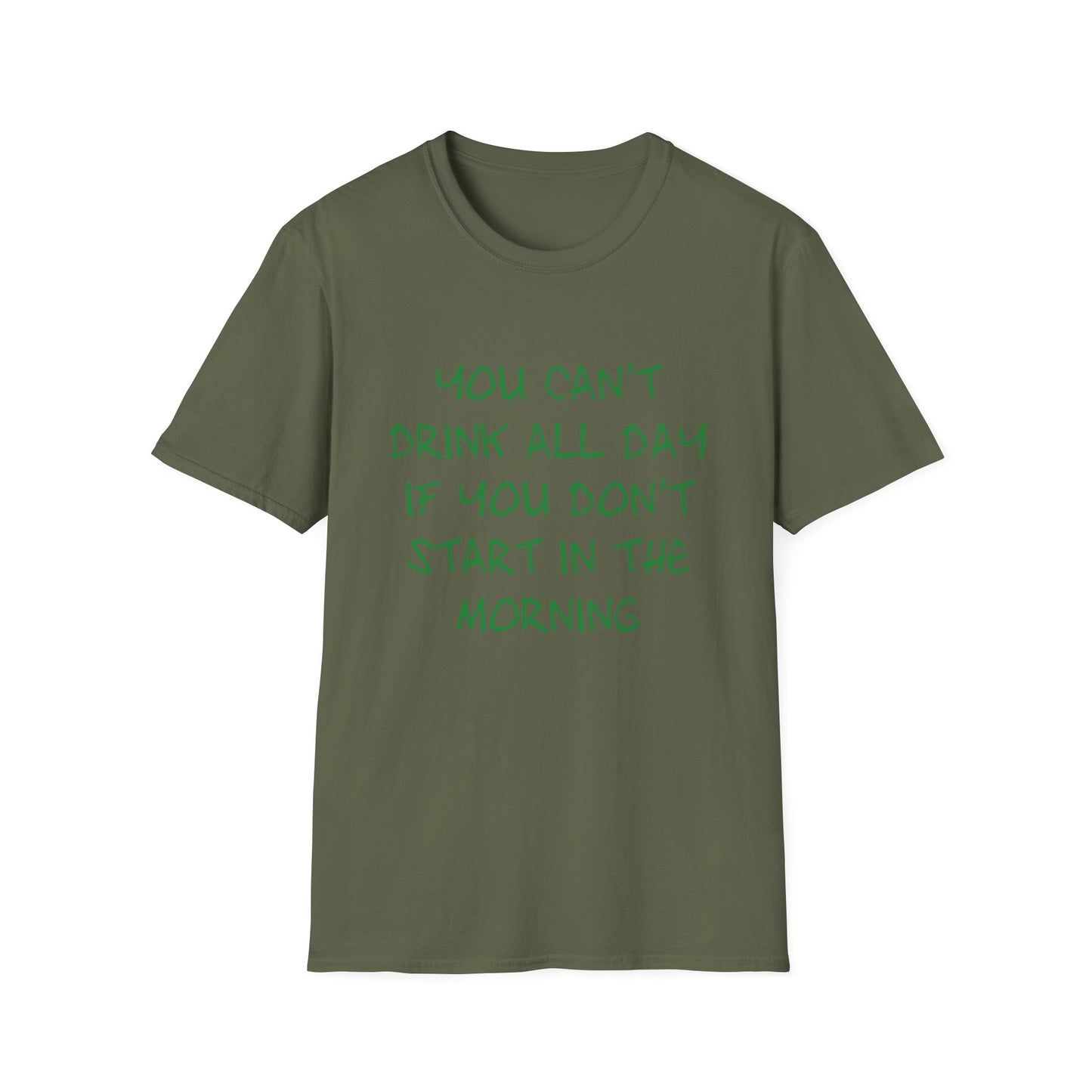 Drink All Day Unisex T-Shirt - Funny Drinking Tee for Party Lovers