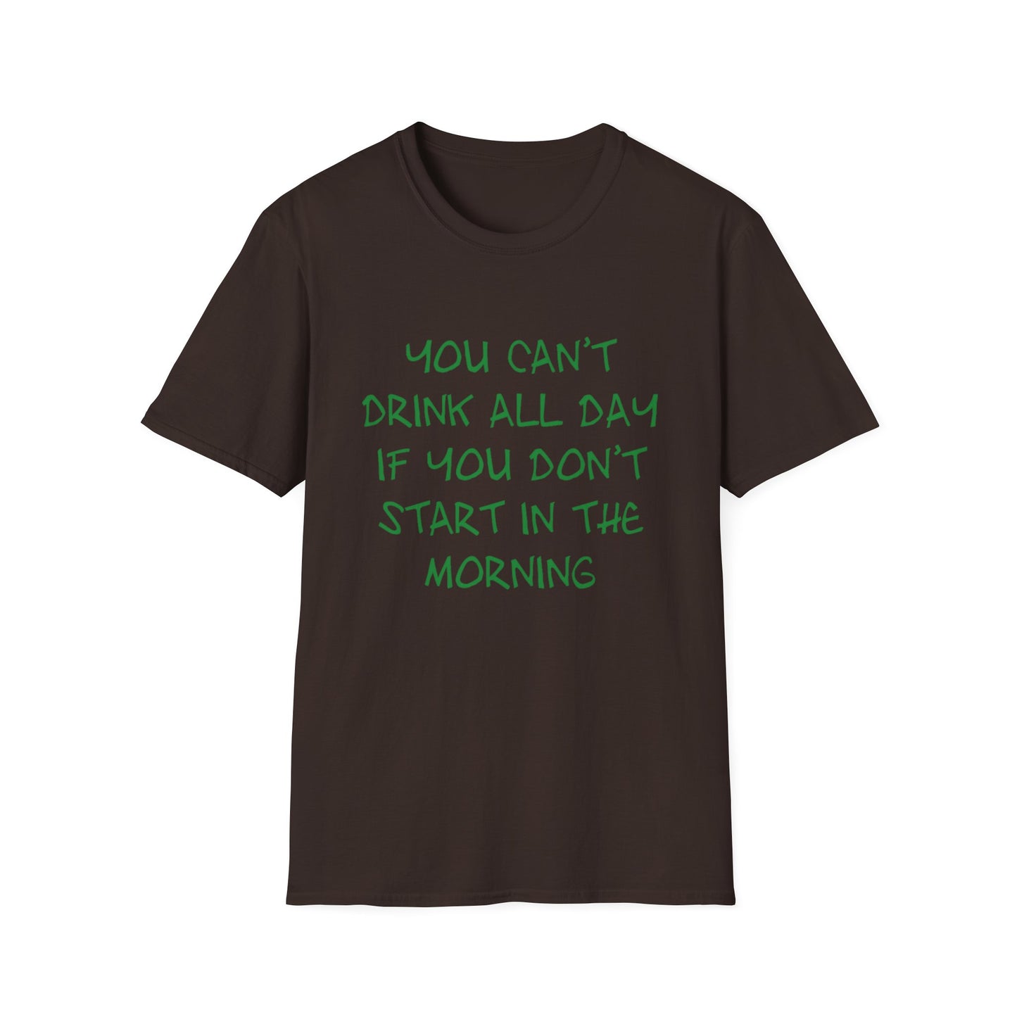 Drink All Day Unisex T-Shirt - Funny Drinking Tee for Party Lovers