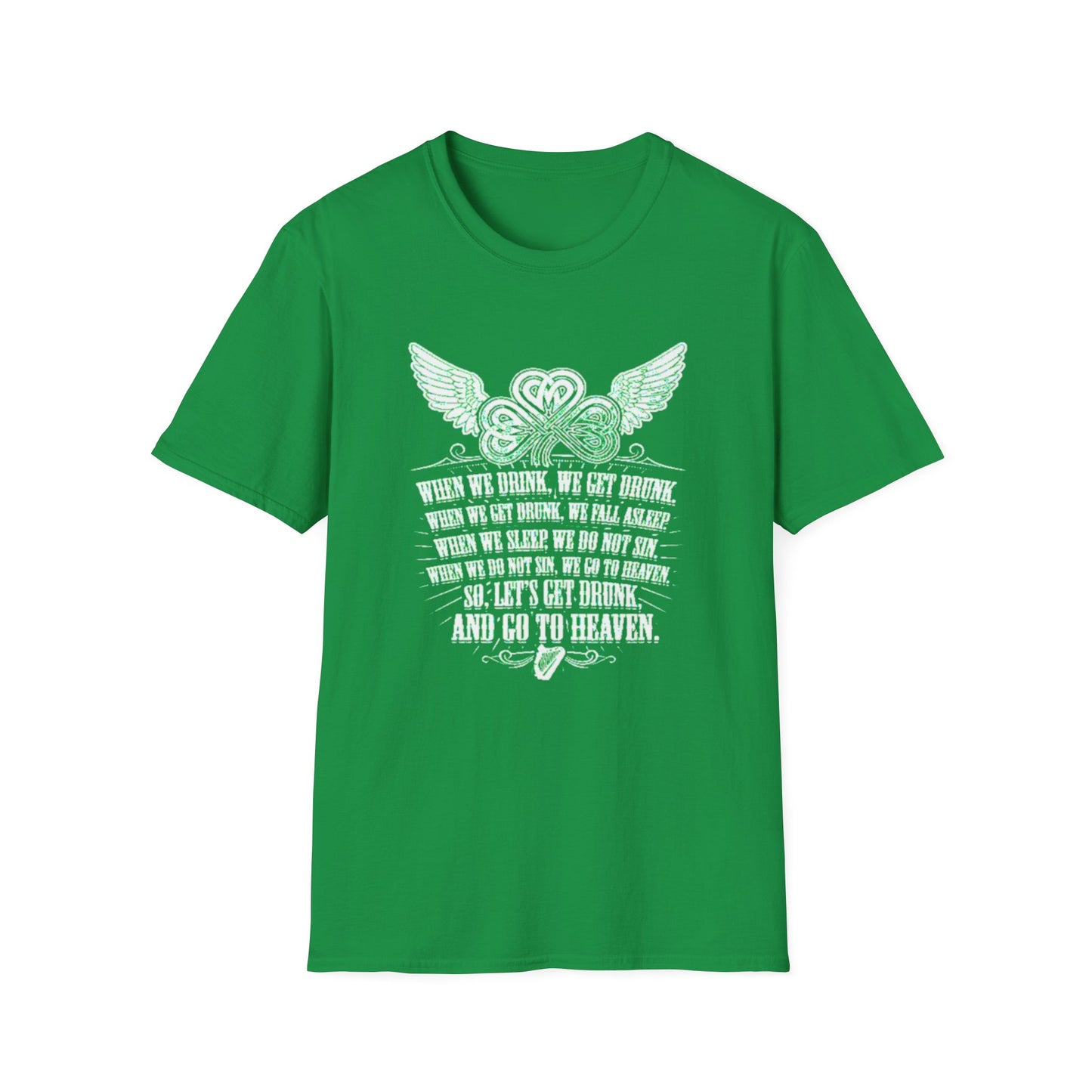 Unisex T-Shirt American Irish Roots Toast Design