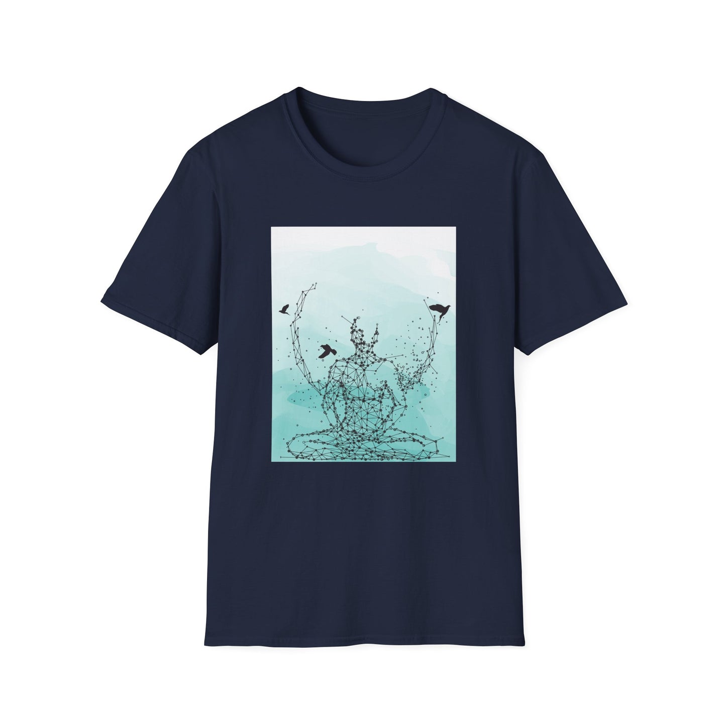 Yoga Pose Unisex T-Shirt - Easy Pose Design