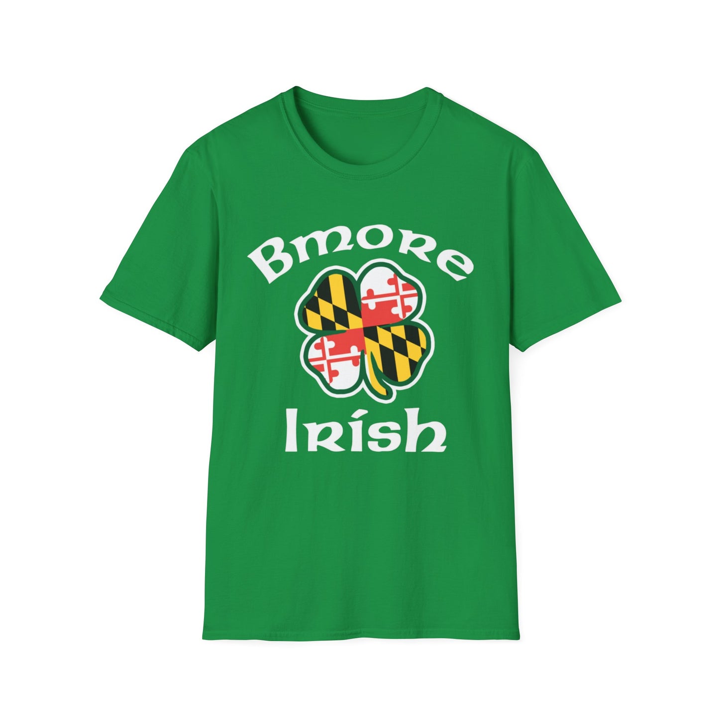 Unisex T-Shirt Baltimore Irish Shamrock Design