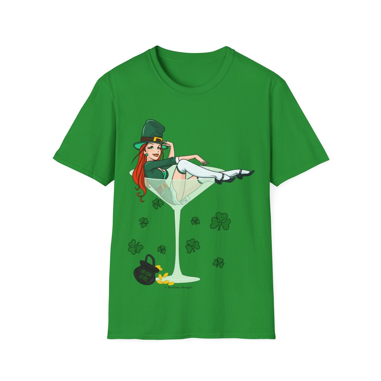 Irish Girl Martini St Patricks Day