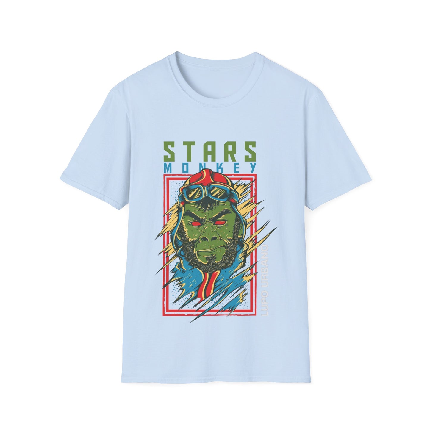 Star Monkey T-Shirt by Lupo Urbano