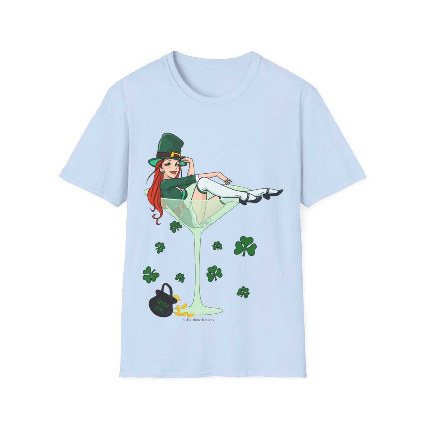 Irish Girl Martini St Patricks Day